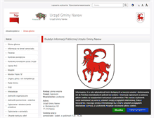 Tablet Screenshot of bip.ug.narew.wrotapodlasia.pl