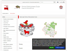 Tablet Screenshot of bip.ug.dobrzyniewoduze.wrotapodlasia.pl