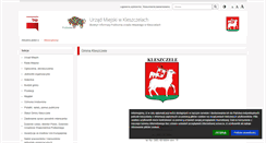 Desktop Screenshot of bip.um.kleszczele.wrotapodlasia.pl